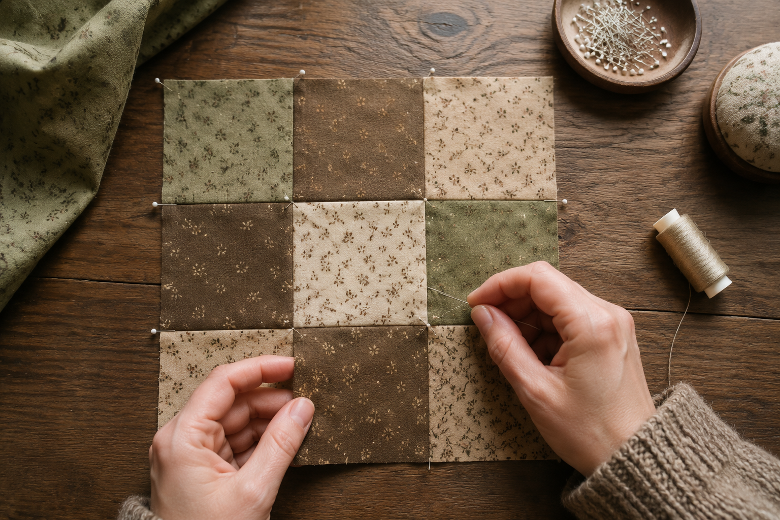 Quilting 101: from thirty squares to a finished lap quilt