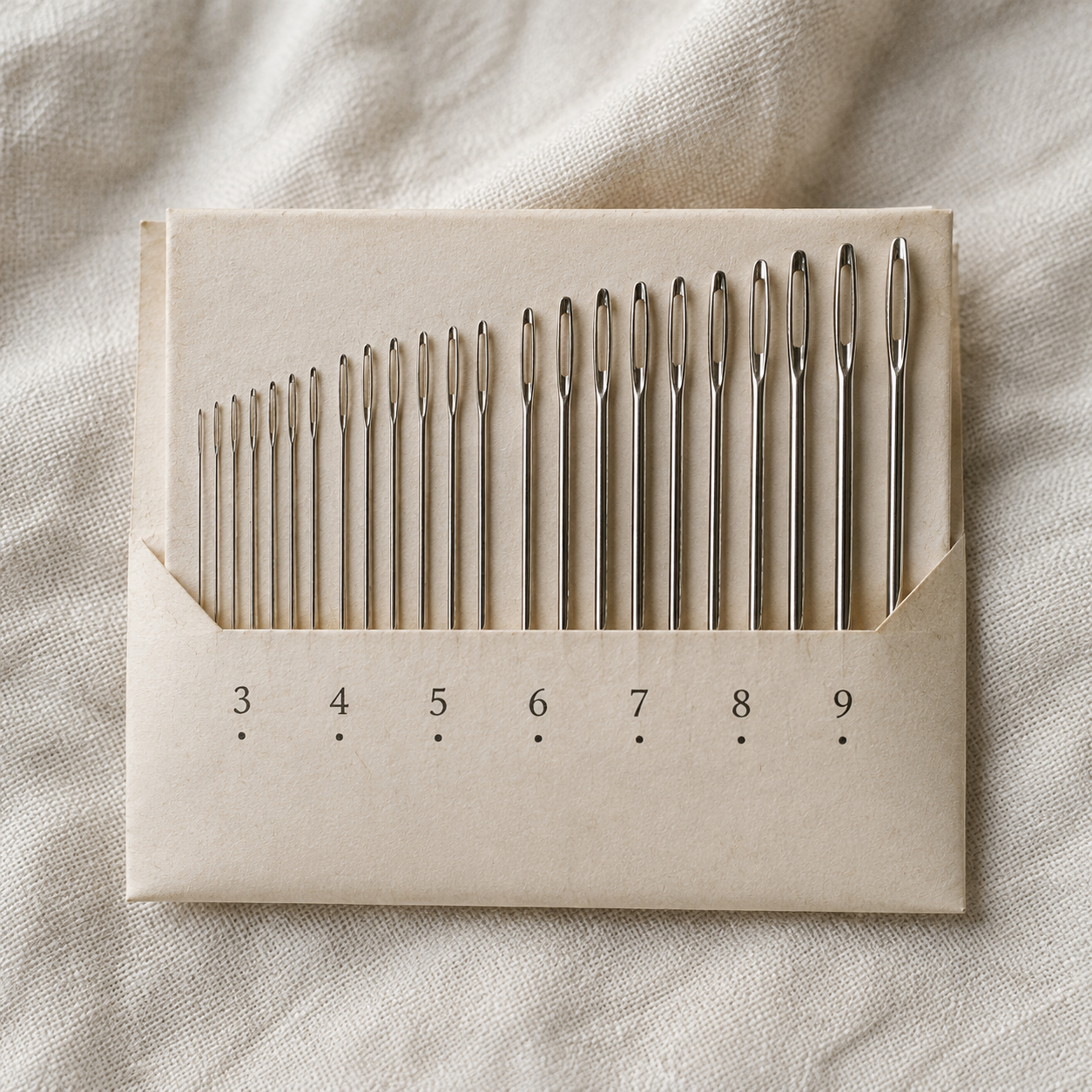 Embroidery needles, assorted