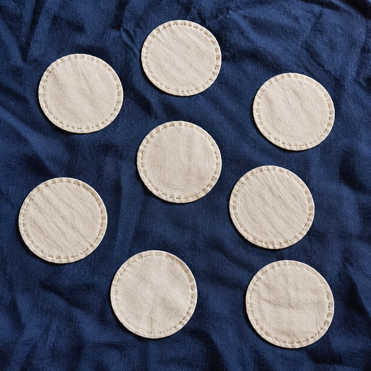 Round cotton patches