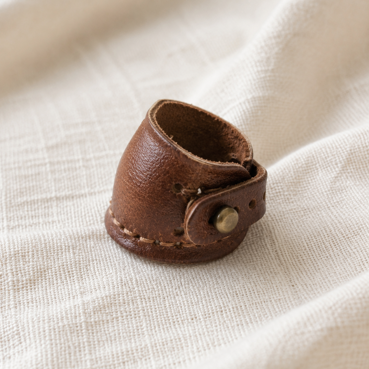Leather thimble